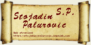 Stojadin Palurović vizit kartica